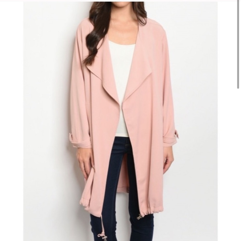 Blush pink jacket